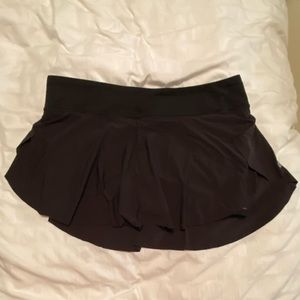 Lululemon Black Tennis Skirt